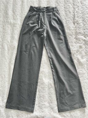 Abercrombie & Fitch Gray Tailored Trousers